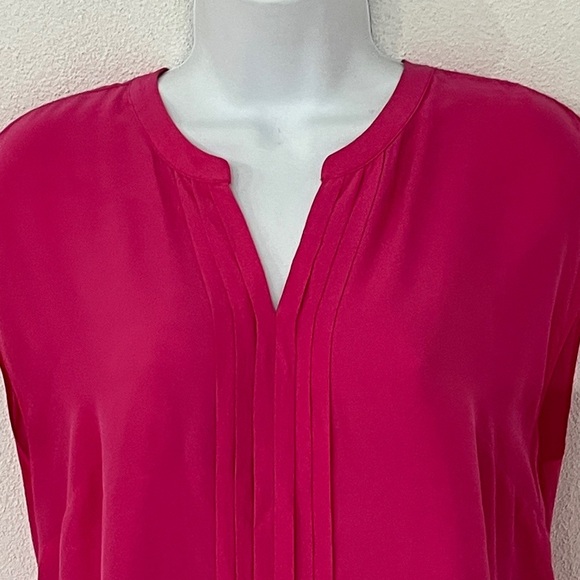 Talbots Pink Blouse Size 8 - Picture 3 of 5